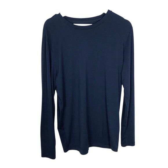 Tommy John Other - Tommy John Sleekheat Long Sleeve Crew Neck Shirt Mens XL Navy Blue